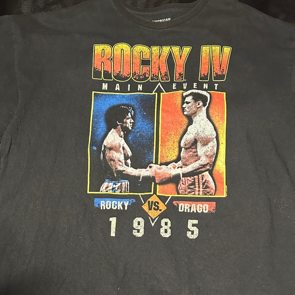 Rocky IV Main Event Graphic Tee - Black